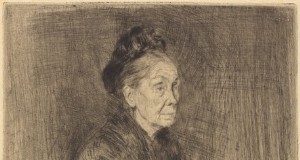 Mme Drummond, dans un châle, À droite, 1899 
