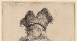 Vieil homme au bonnet de fourrure divisé, 1640