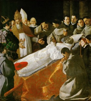 Francisco de Zurbarán – Bezichtiging van het lichaam van Sint Bonaventure