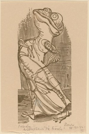 Иллюстрация к Аристофану, Die Frosche, 1940/1943 